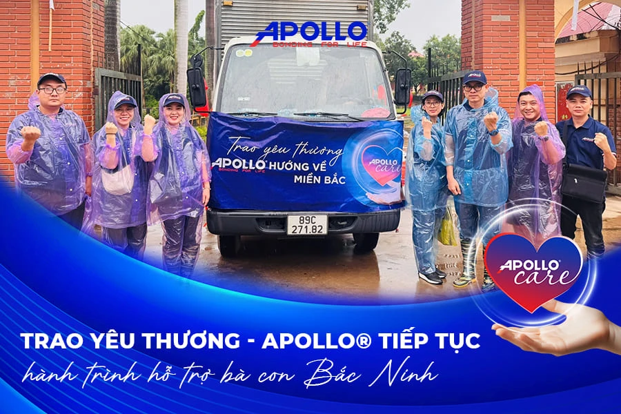 Apollo tiếp tục hành trình hỗ trợ bà con Bắc Ninh